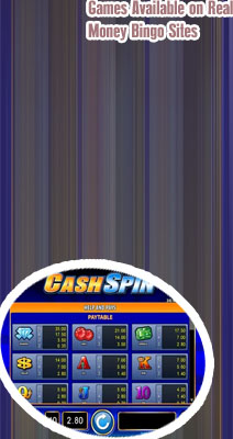 Bingo games that pay cash