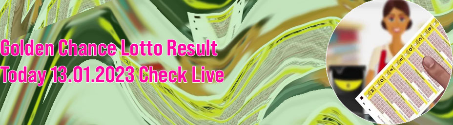 Winners golden chance lotto result